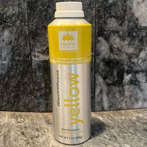 Pacific Shaving Cream! Yellow Shaving Cream.